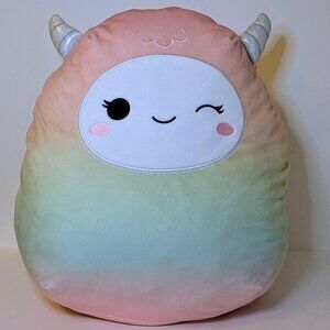 Yara the Yeti 18 inches rainbow Squishmallow.